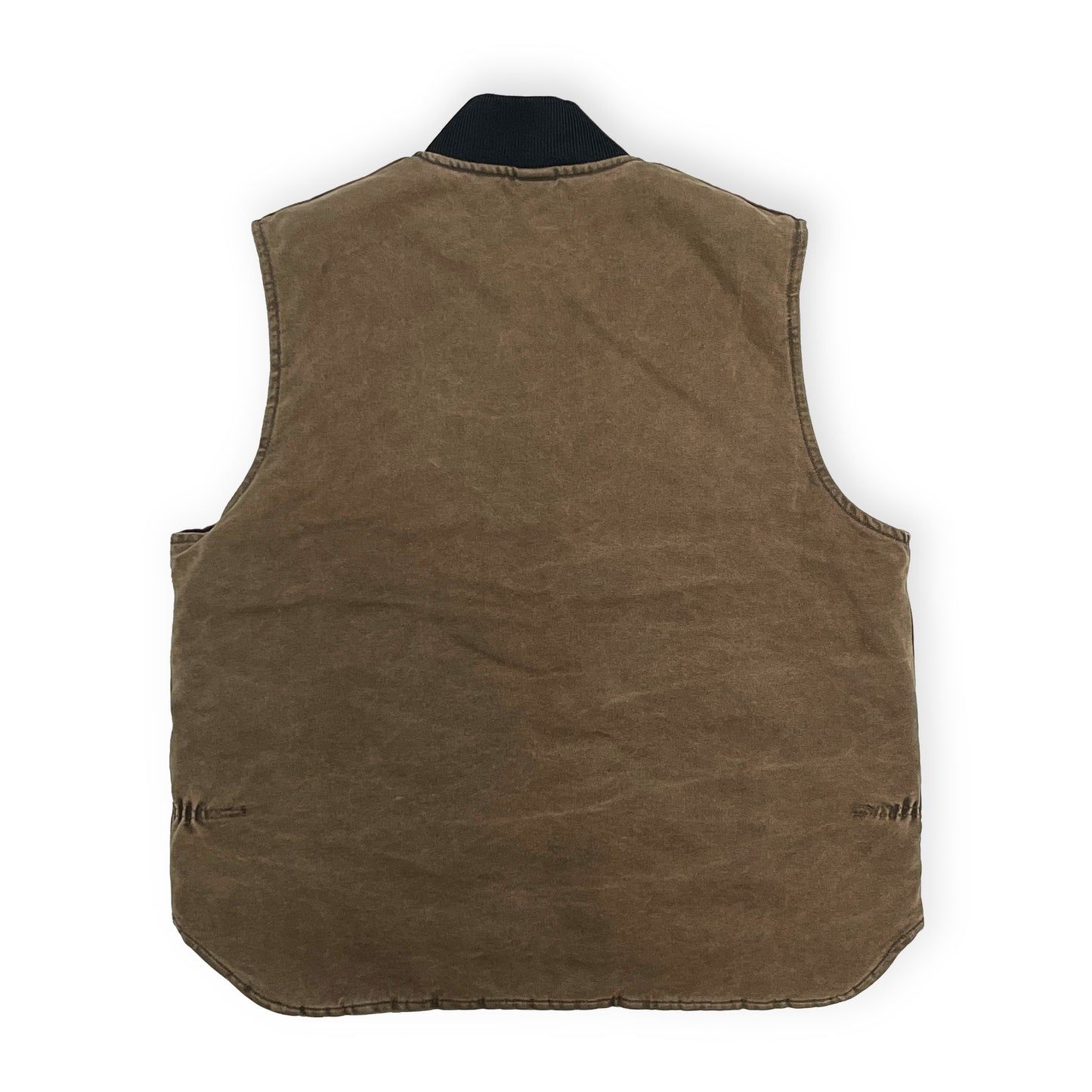 アメリカ製 Carhartt Duck Vest ブラウン Size (XL-R)