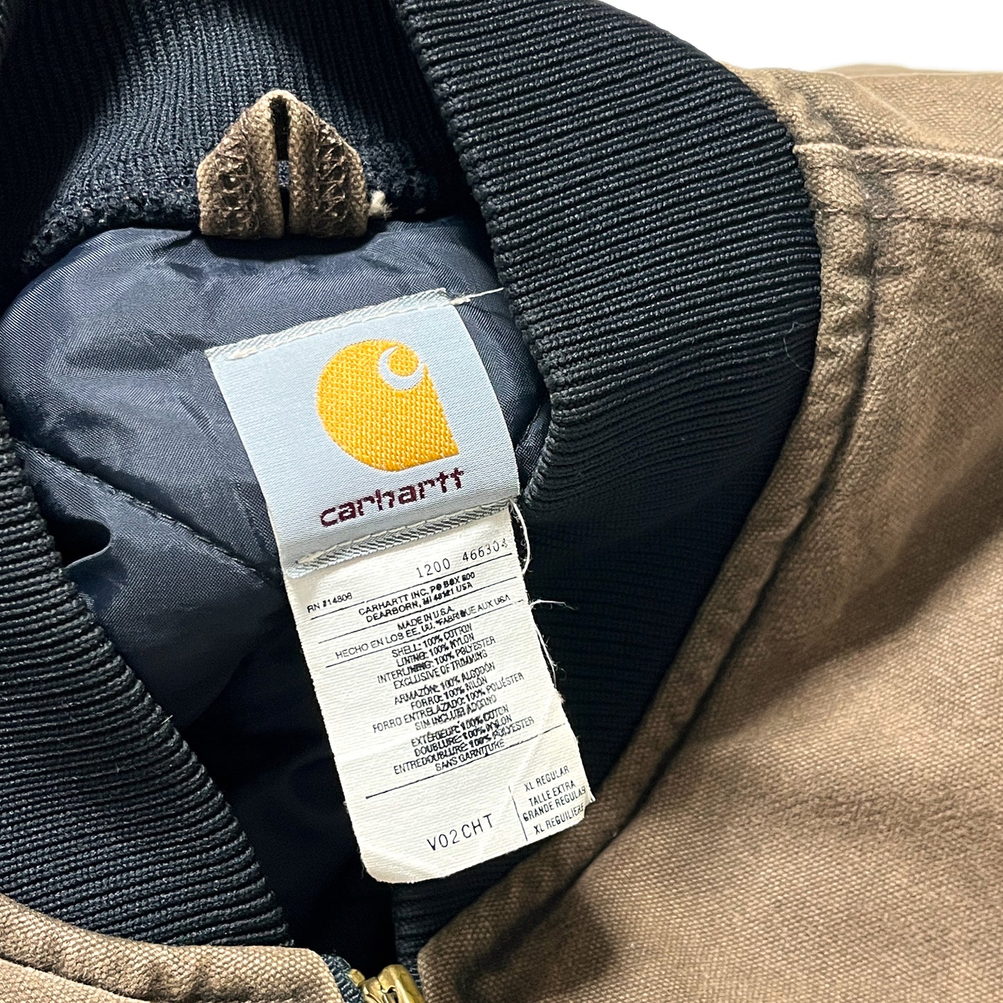 アメリカ製 Carhartt Duck Vest ブラウン Size (XL-R)