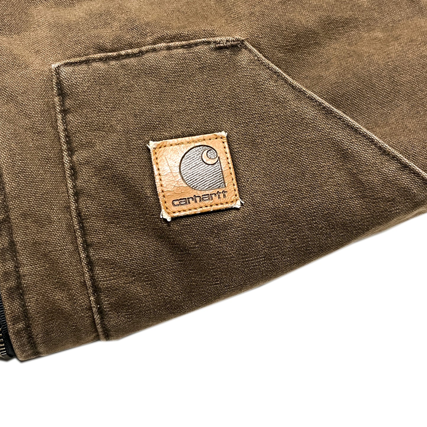 アメリカ製 Carhartt Duck Vest ブラウン Size (XL-R)