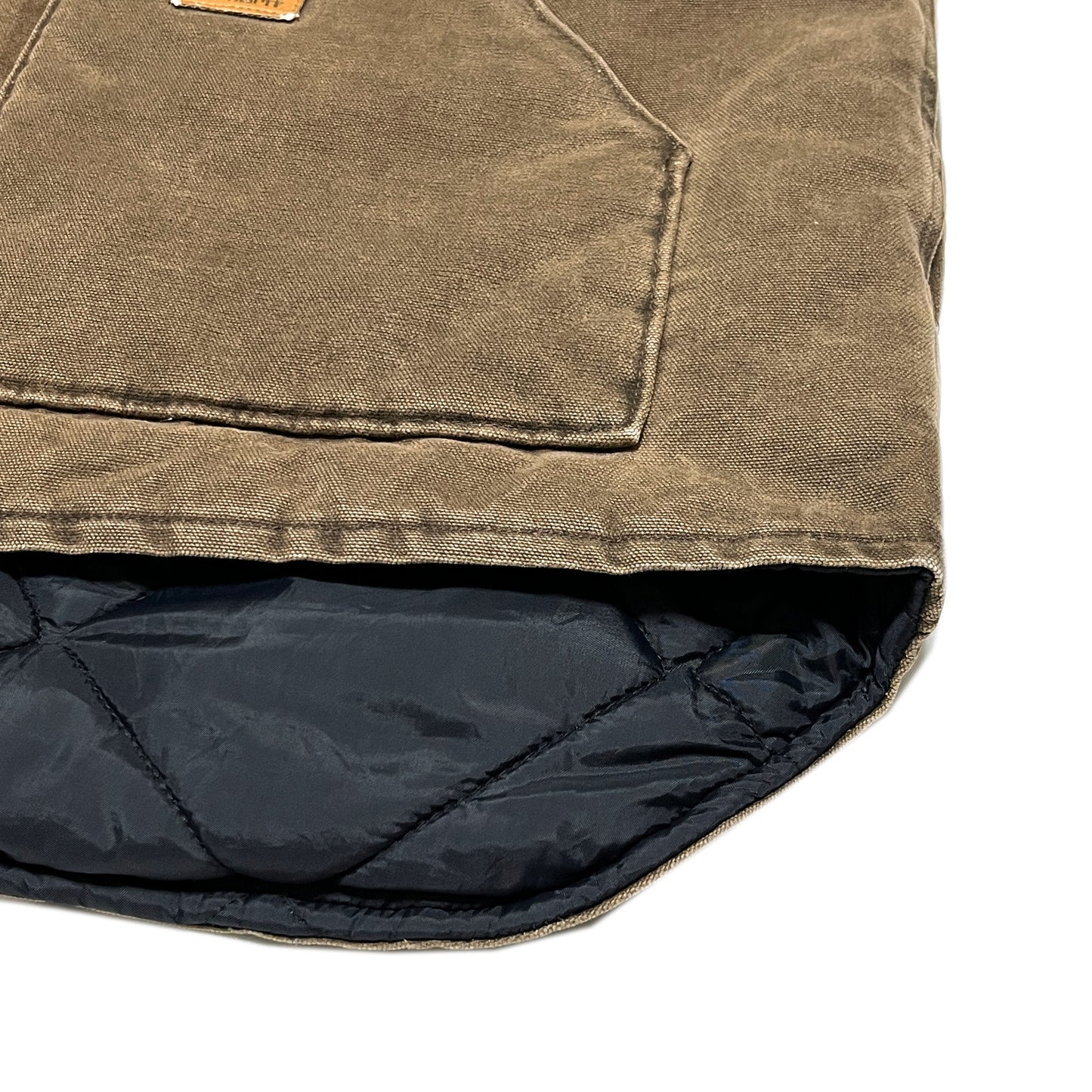 アメリカ製 Carhartt Duck Vest ブラウン Size (XL-R)