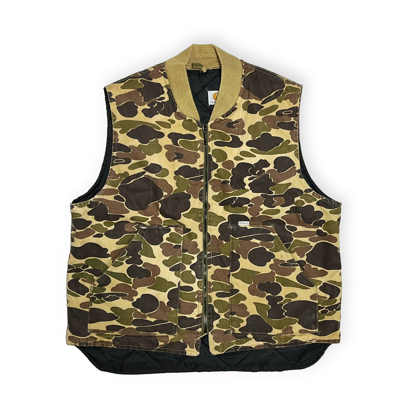 80's Carhartt Duck Vest ダックハンターカモ Size (XL)