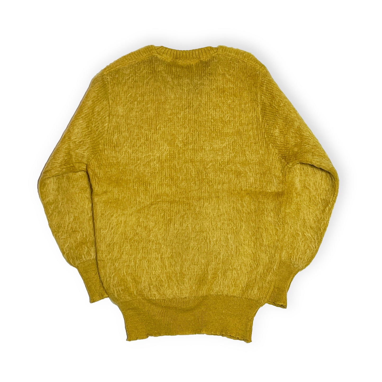 60's Truval Mohair Crew-Neck Sweater マスタード Size (L)位