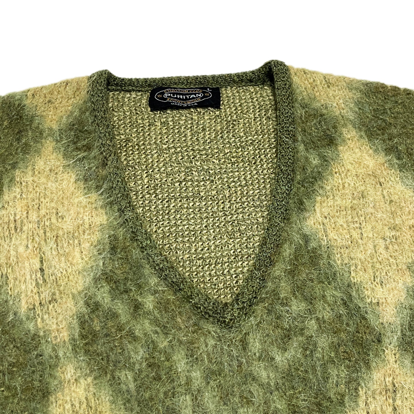 70's〜 PURITAN V-Neck Sweater Size (L)位