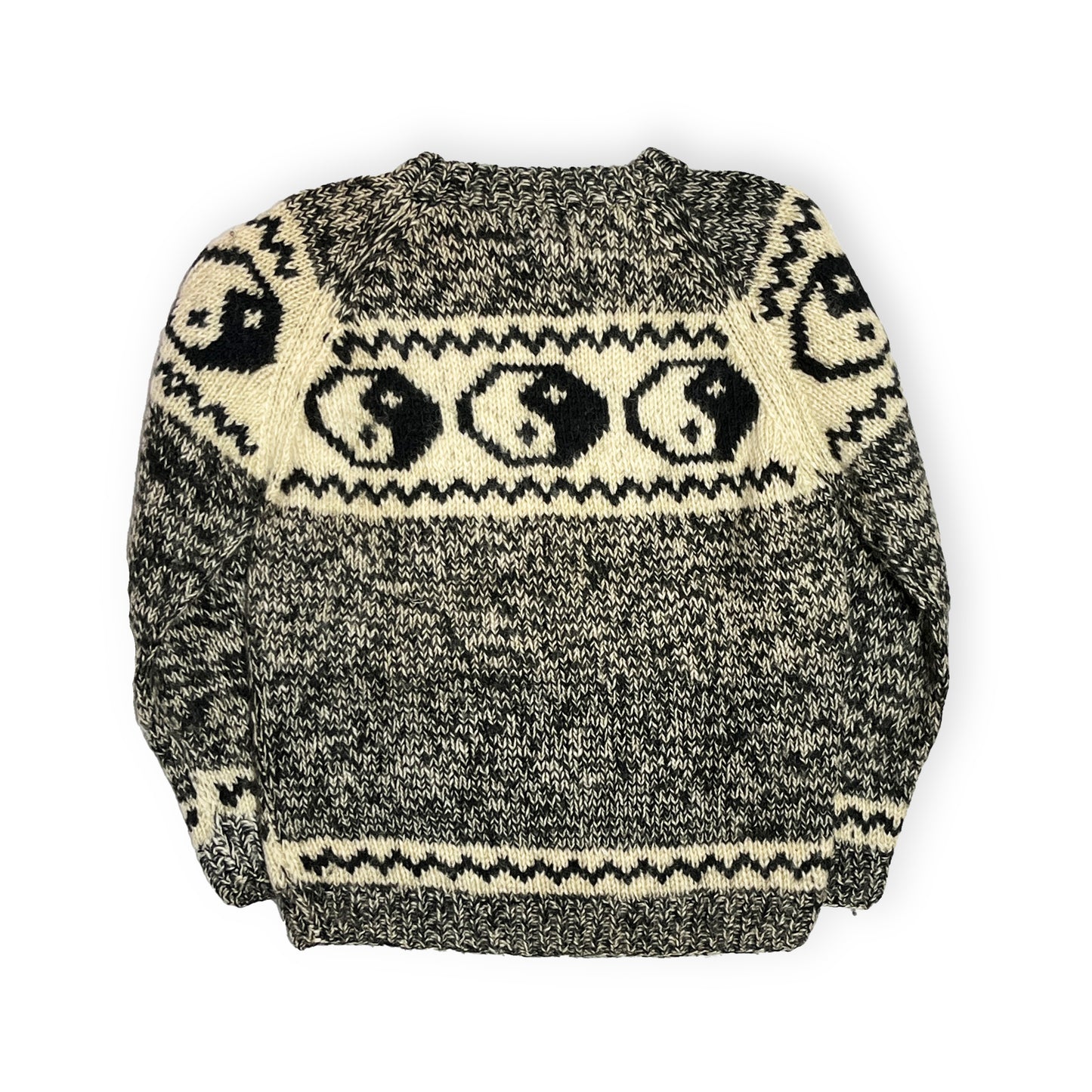 80's〜陰陽 Wool Sweater Size (L-XL)位