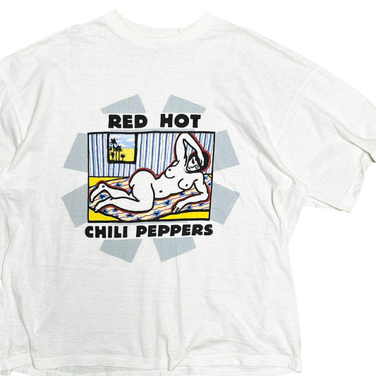 90's Euro Red Hot Chili Peppers T ヒレル Size (XL) スペシャル！