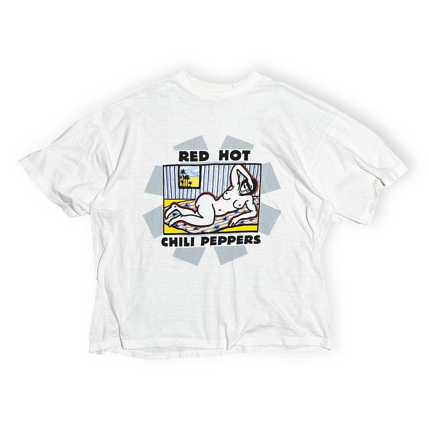 90's Euro Red Hot Chili Peppers T ヒレル Size (XL) スペシャル！