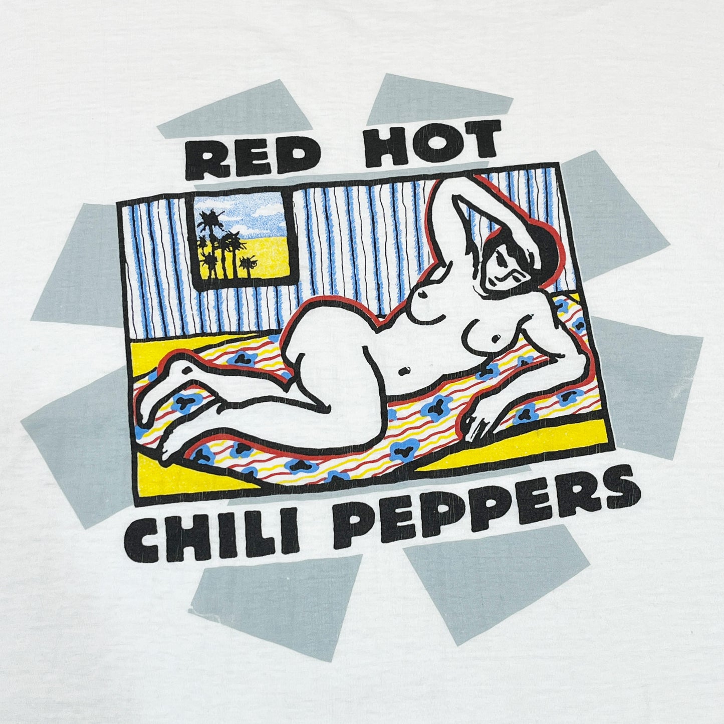 90's Euro Red Hot Chili Peppers T ヒレル Size (XL) スペシャル！