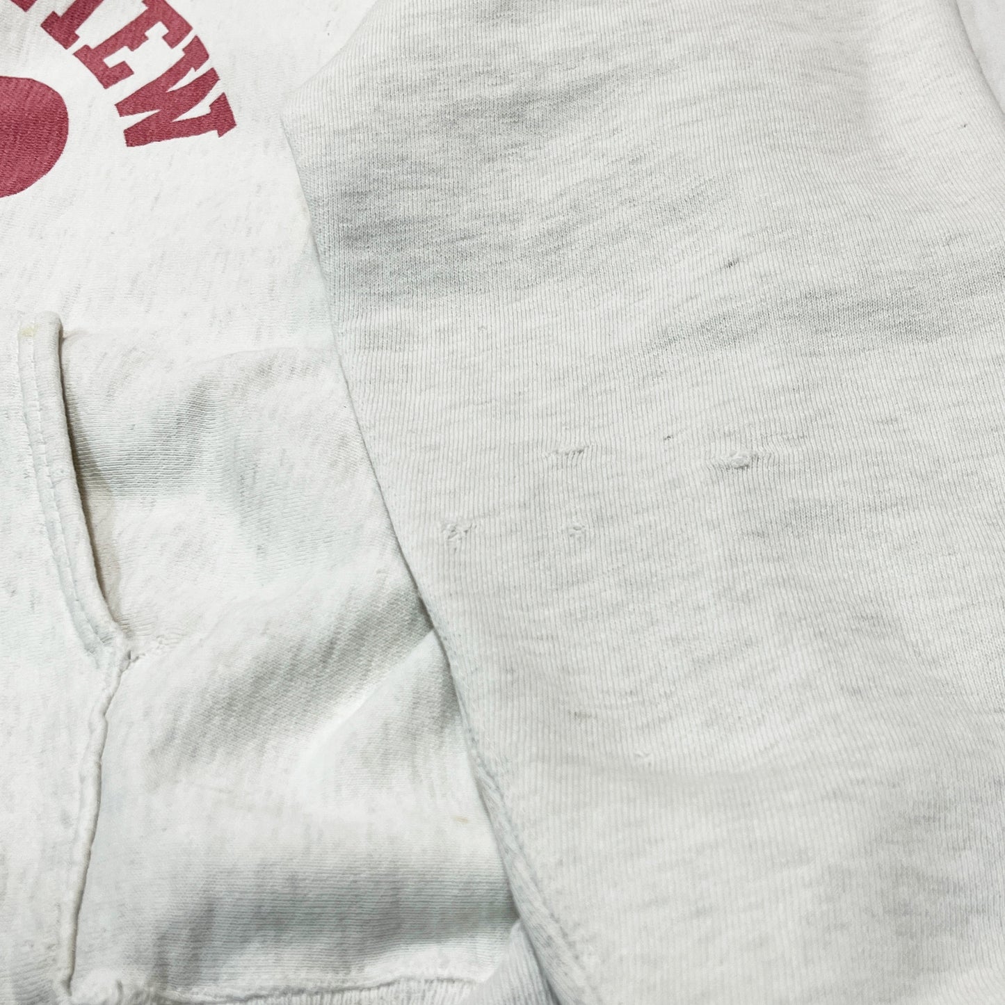 50's〜 Champion R/W After Hoodie 染み込みプリント "RIDGEVIEW 81" Size (L-XL位) スペシャル！