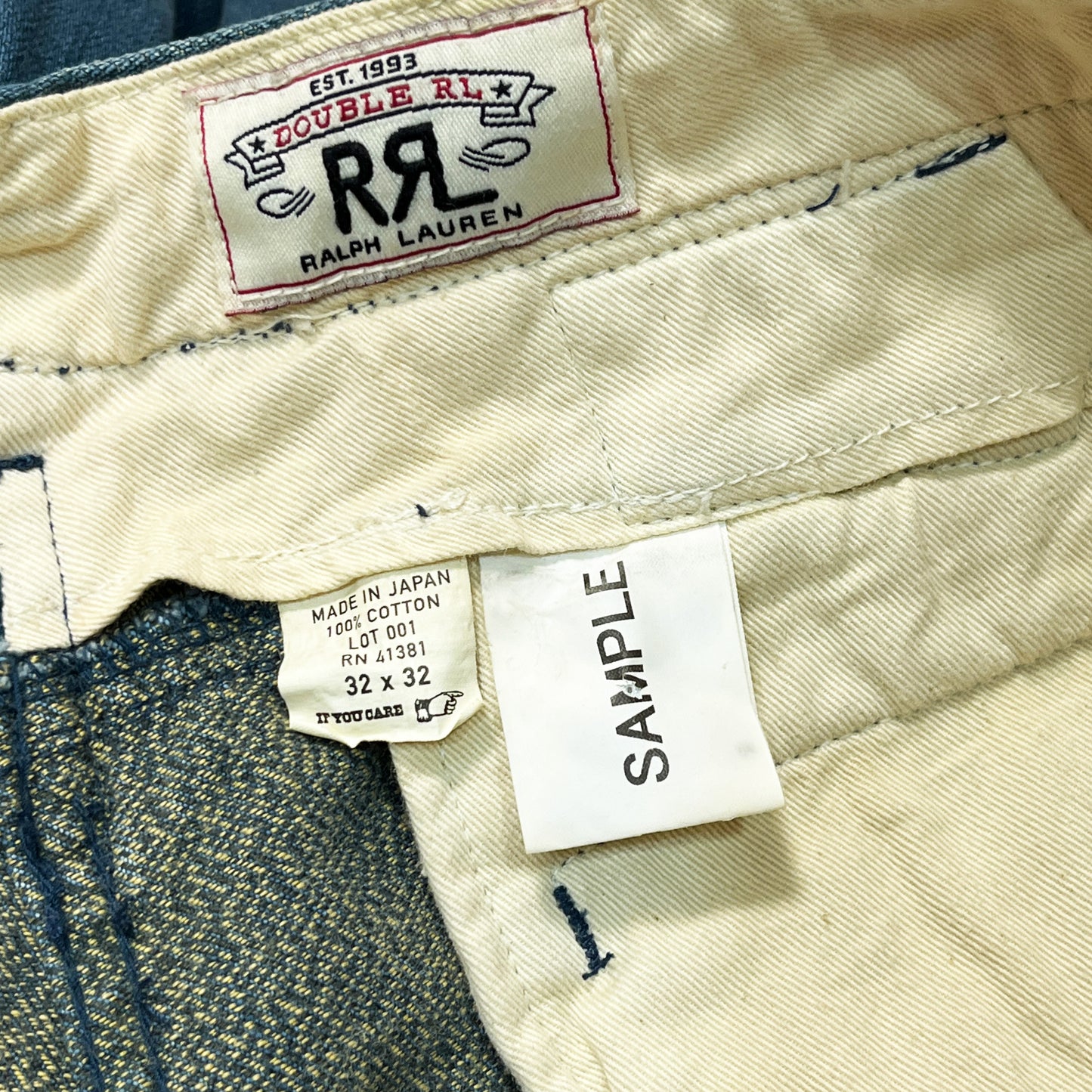 RRL Sample Denim PT Size (W36 L31)