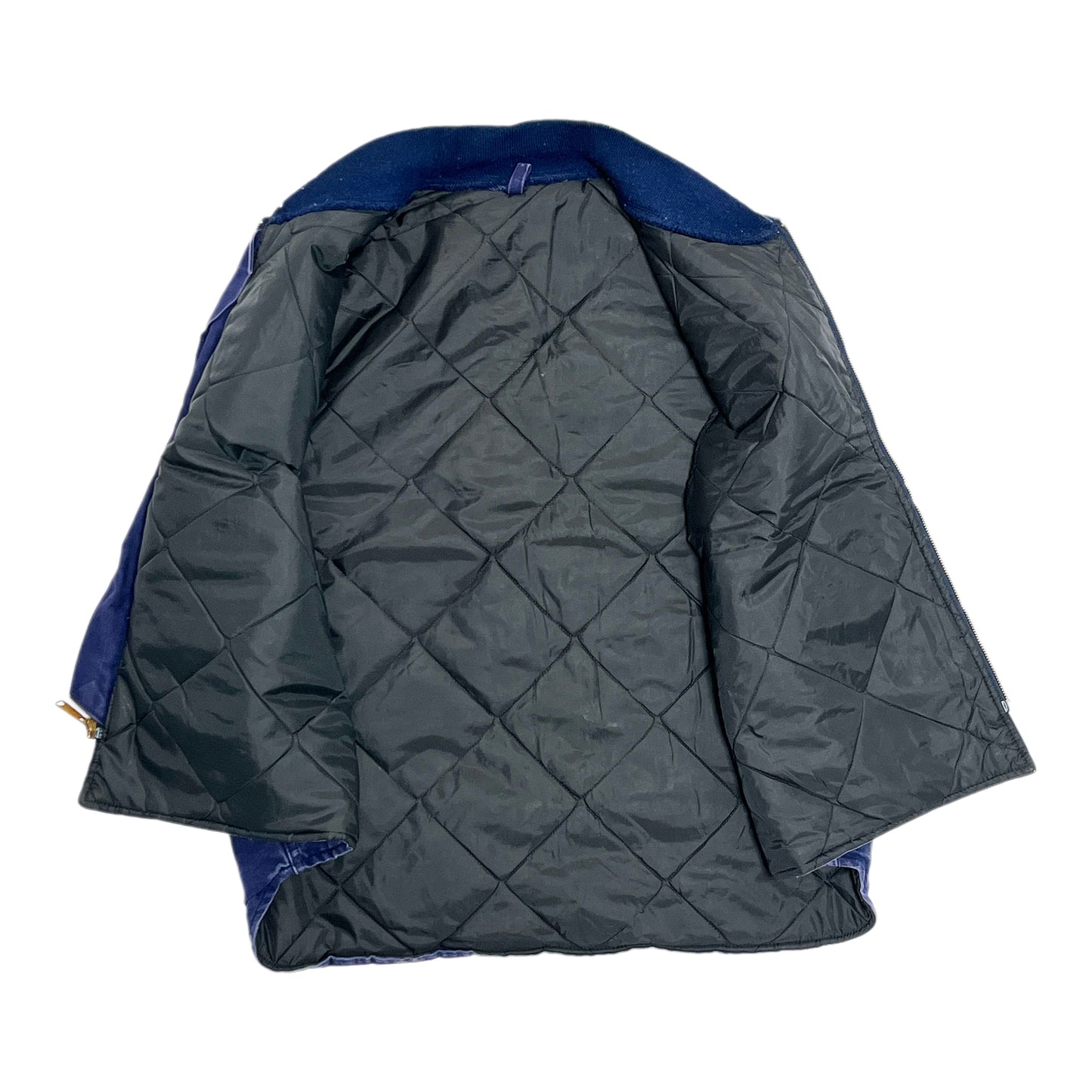 80's Carhartt Duck Vest 胸パッチ Navy Size (XXL)位