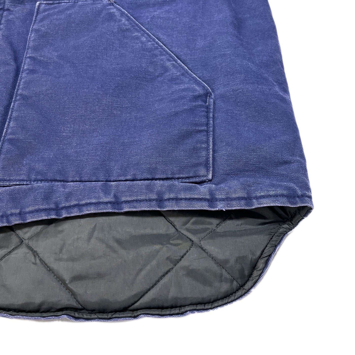 80's Carhartt Duck Vest 胸パッチ Navy Size (XXL)位