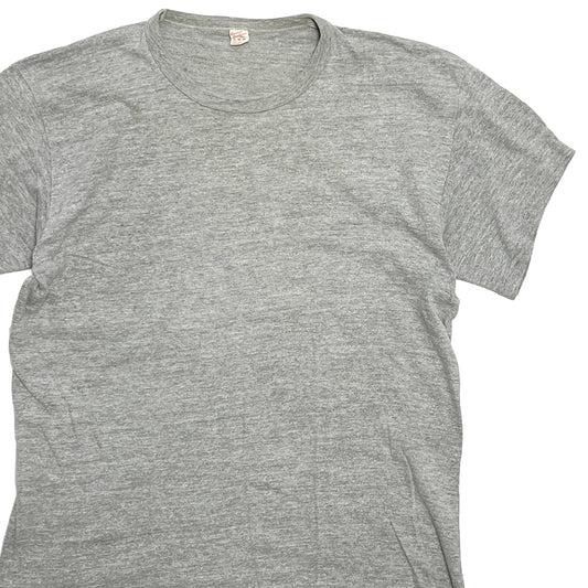 60's Russell Southern Blank T 霜降りグレー 100%コットン Size (XL) レア！