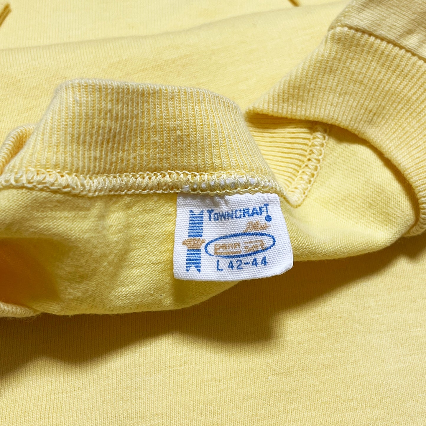 60's〜 TOWNCRAFT Pocket T レモンイエロー Size (L)
