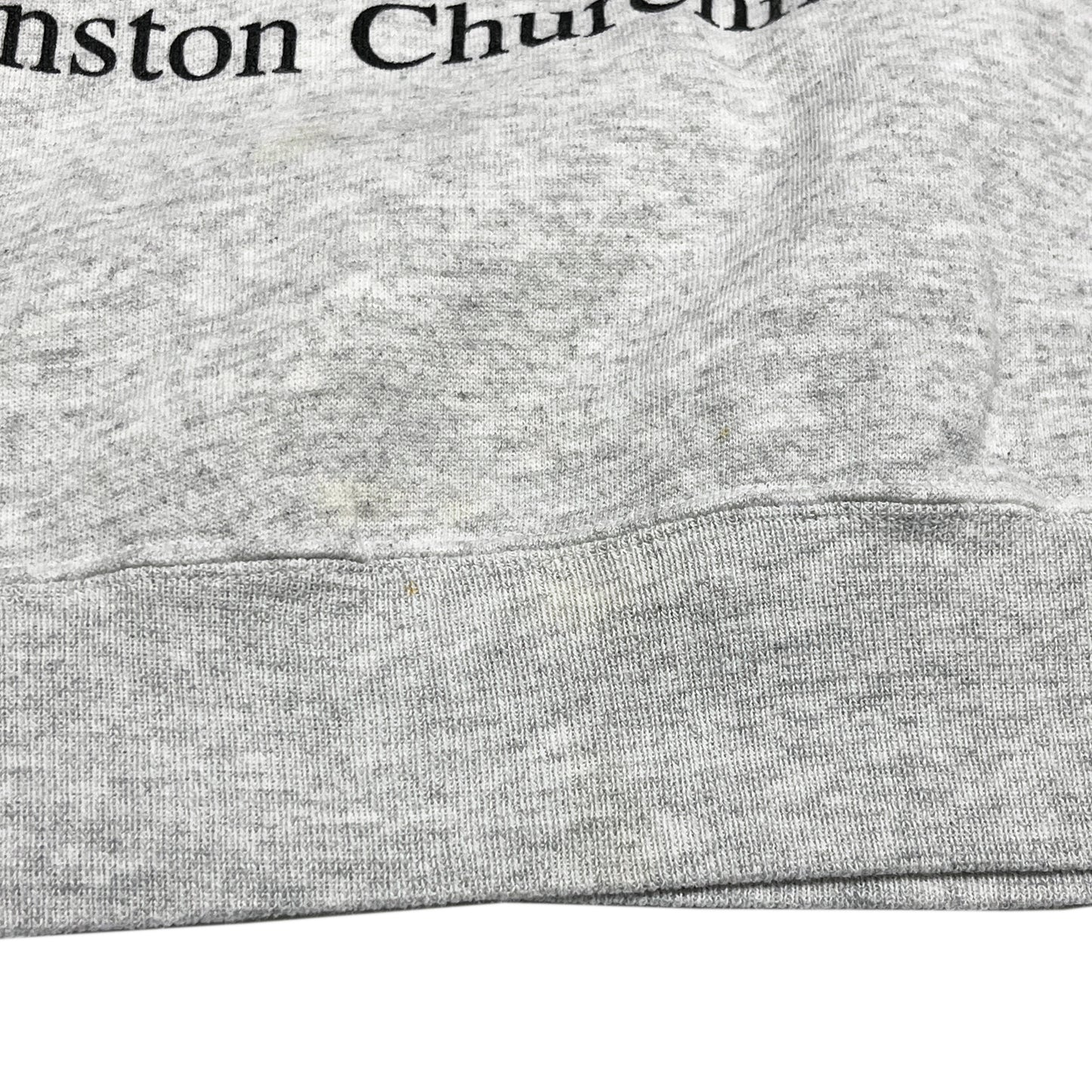90's Hanes Winston Churchill Sweat "Largely Literary" Size (XL)