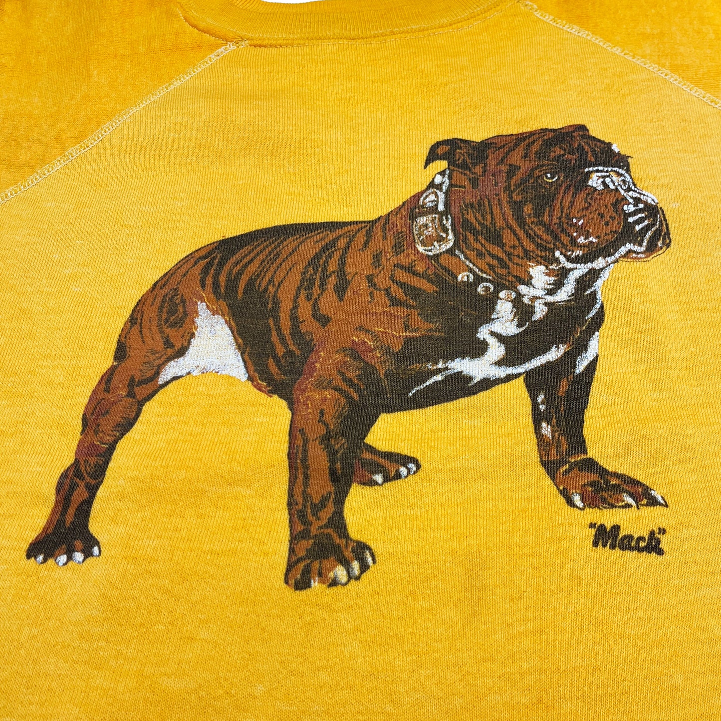 70's〜 UnKnown Bulldog Sweat "Mack Trucks" Size (L)位