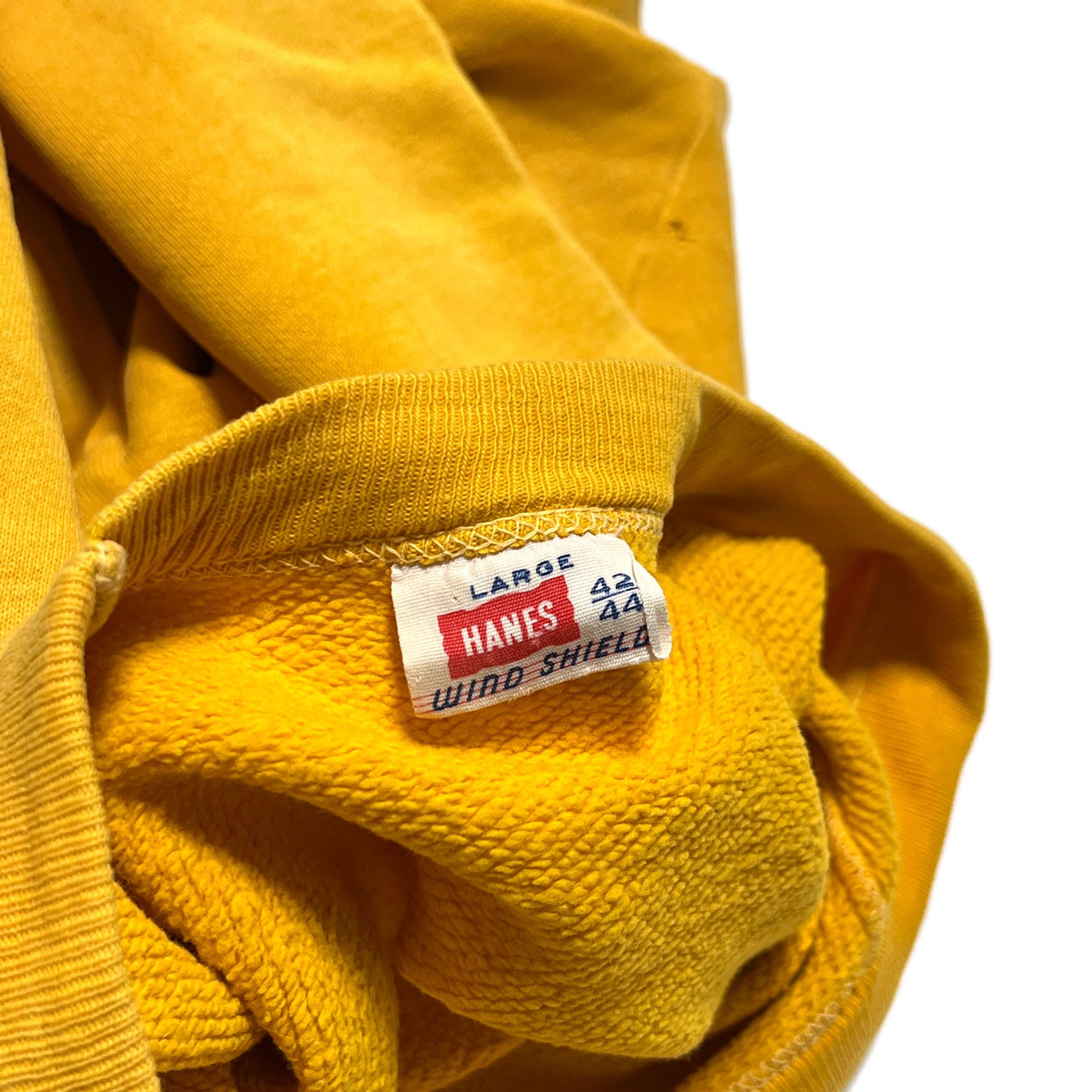 60's Hanes WIND SHIELD L/S Sweat イエロー Size (L)