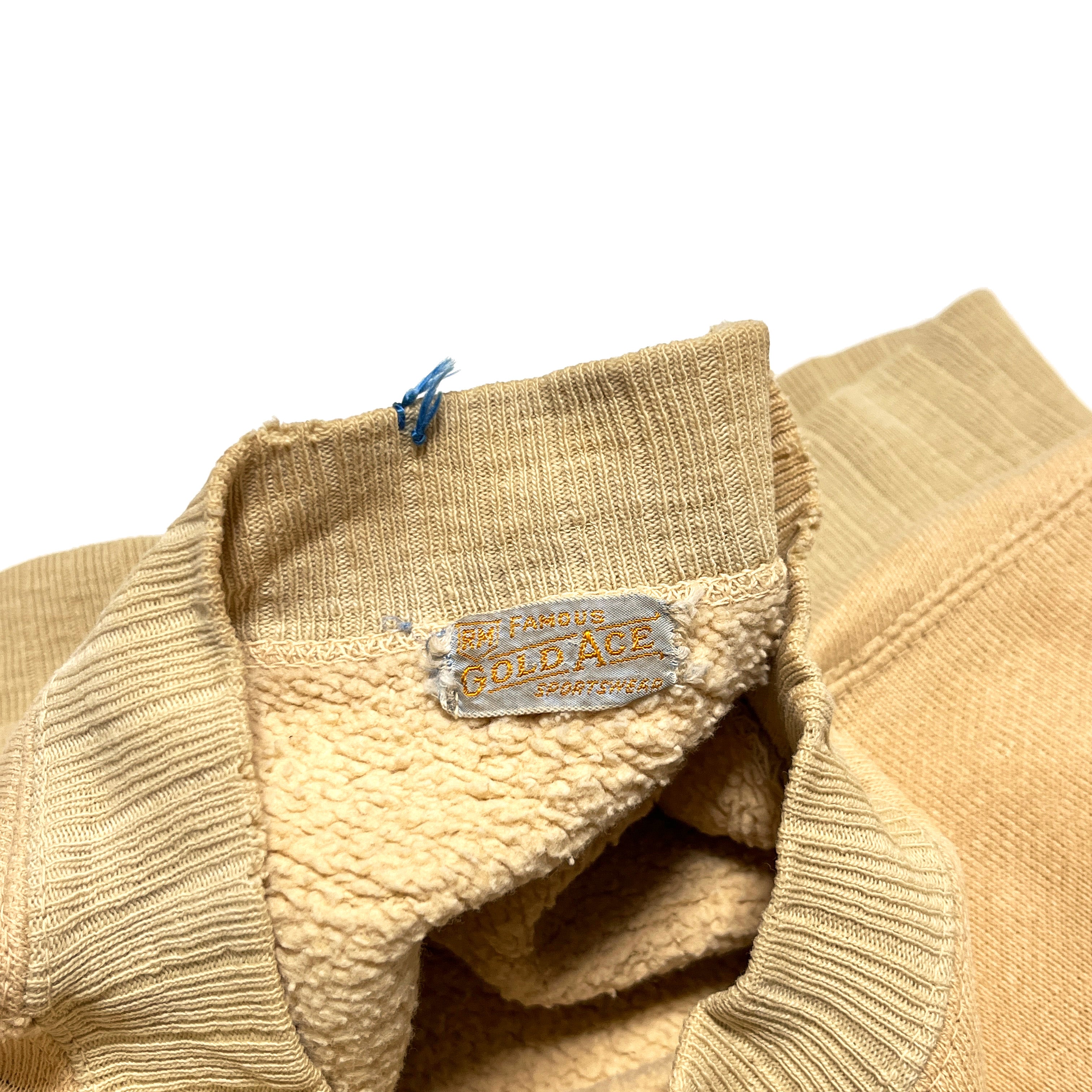 40s GOLD ACE U.S.ARMY Pocket 針抜きリブ スウェット ヴィンテージ