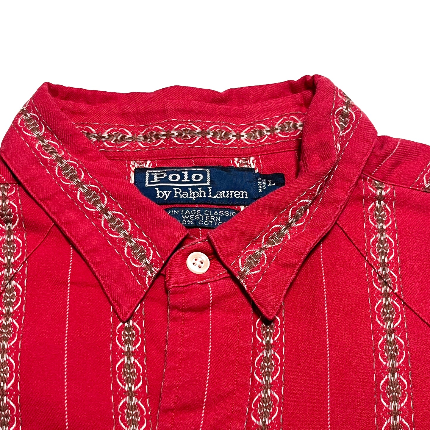 Ralph Lauren S/S Western SH Size (L)