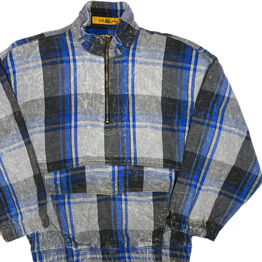 90's Quiksilver P/O Nel JKT 好配色パターン Size (S) アメリカ製