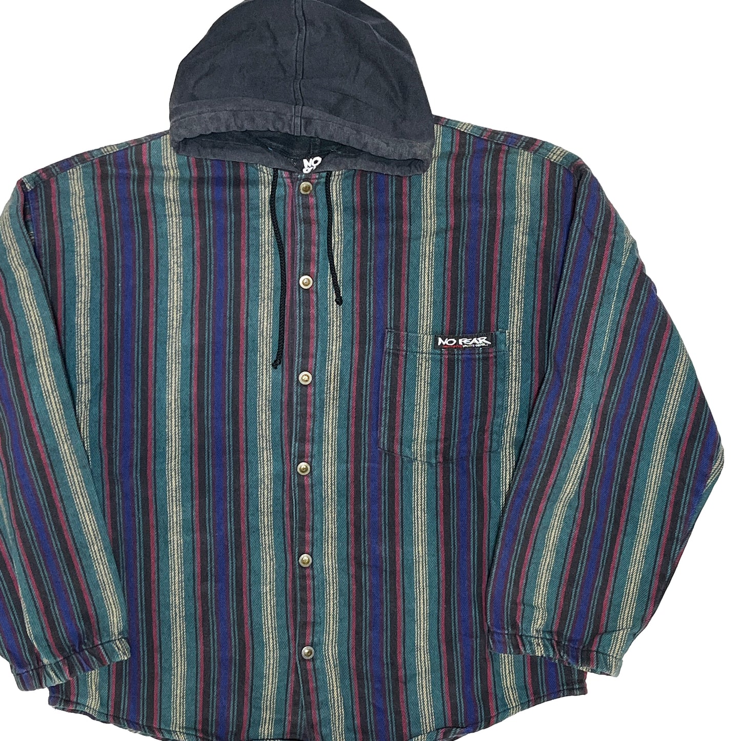 90's NO FEAR Nel Parka 好配色パターン Size (L)
