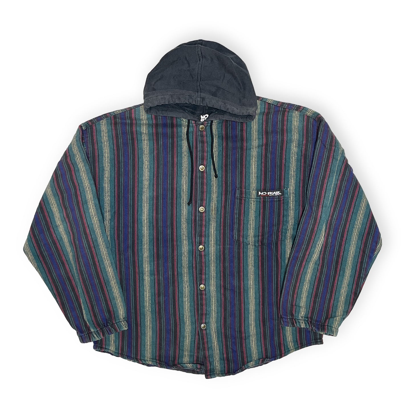 90's NO FEAR Nel Parka 好配色パターン Size (L)