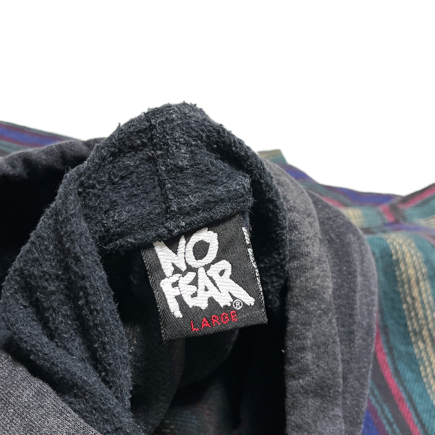 90's NO FEAR Nel Parka 好配色パターン Size (L)