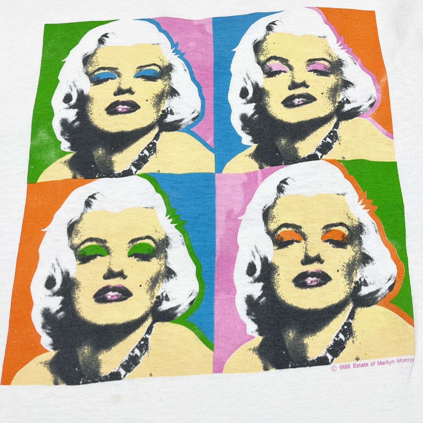 90's FRUIT OF THE LOOM Marilyn Monroe T Size (L)