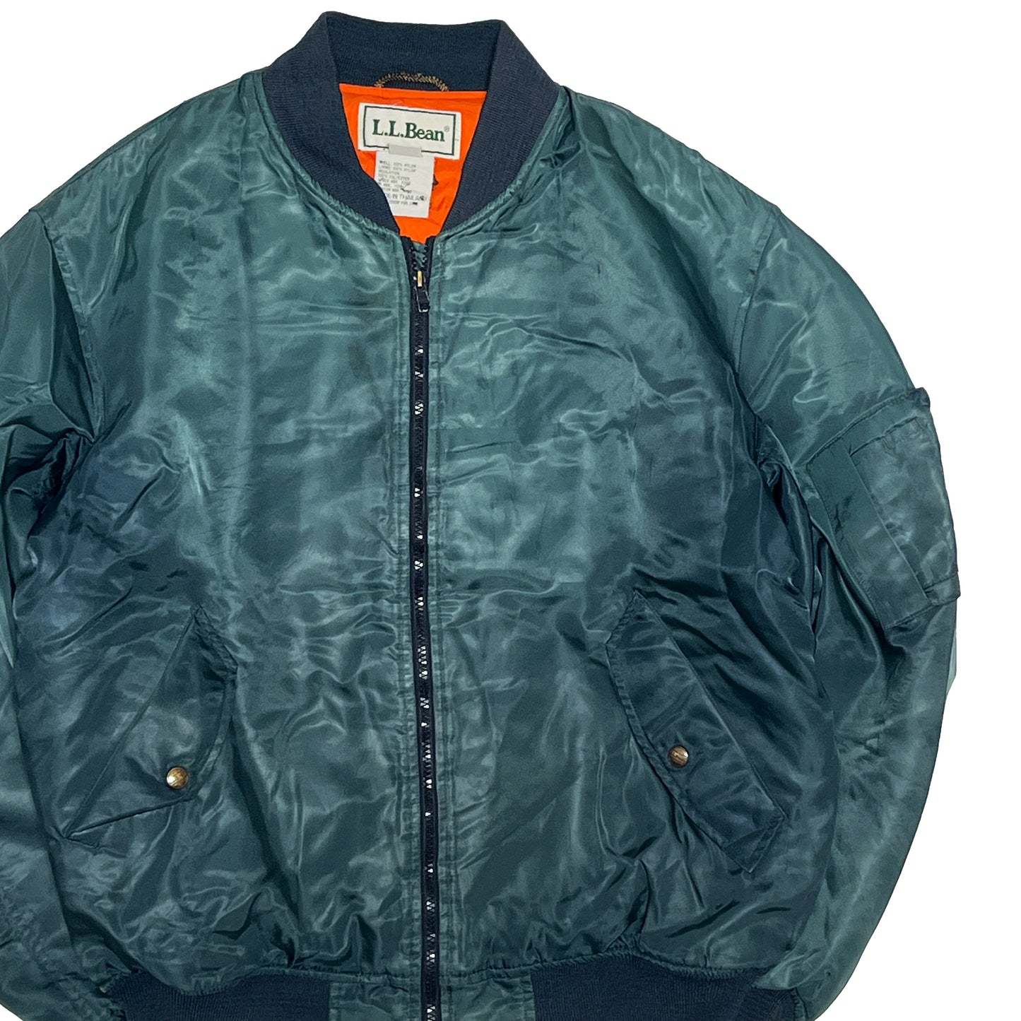 90's L.L.Bean MA-1 Type ネイビー Size (M)