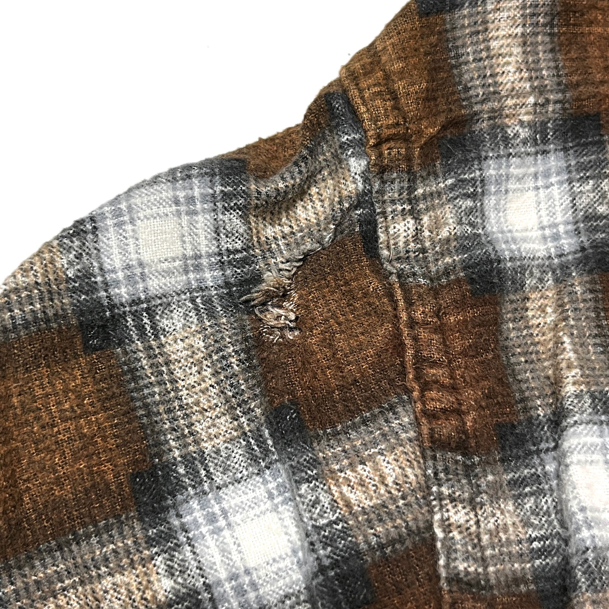 60s PENNEY'S Print Nel SH 好配色パターン M ディテール 3 ボタン ポケット 素材の質感