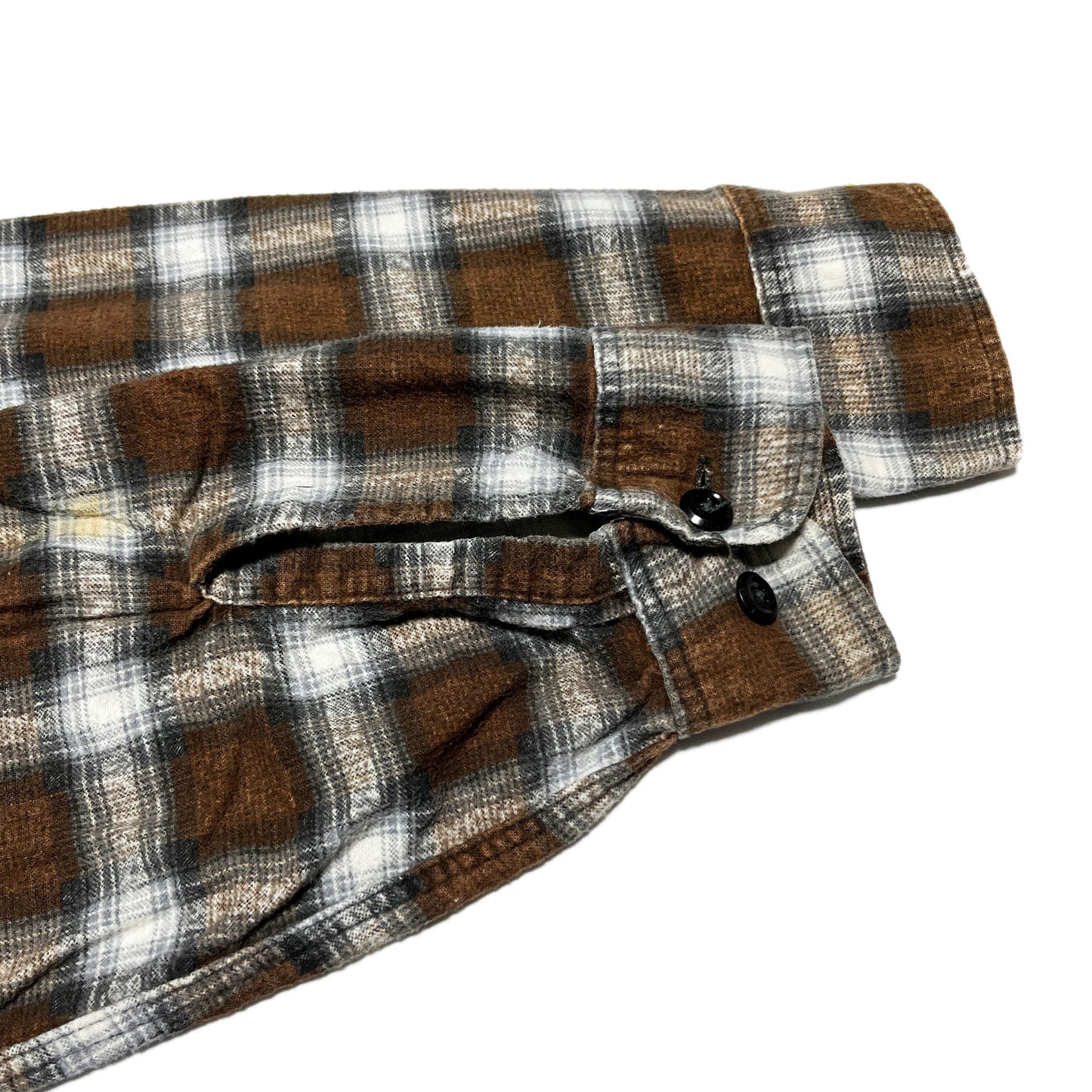 60s PENNEY'S Print Nel SH 好配色パターン M ディテール 4 ボタン ポケット 素材の質感