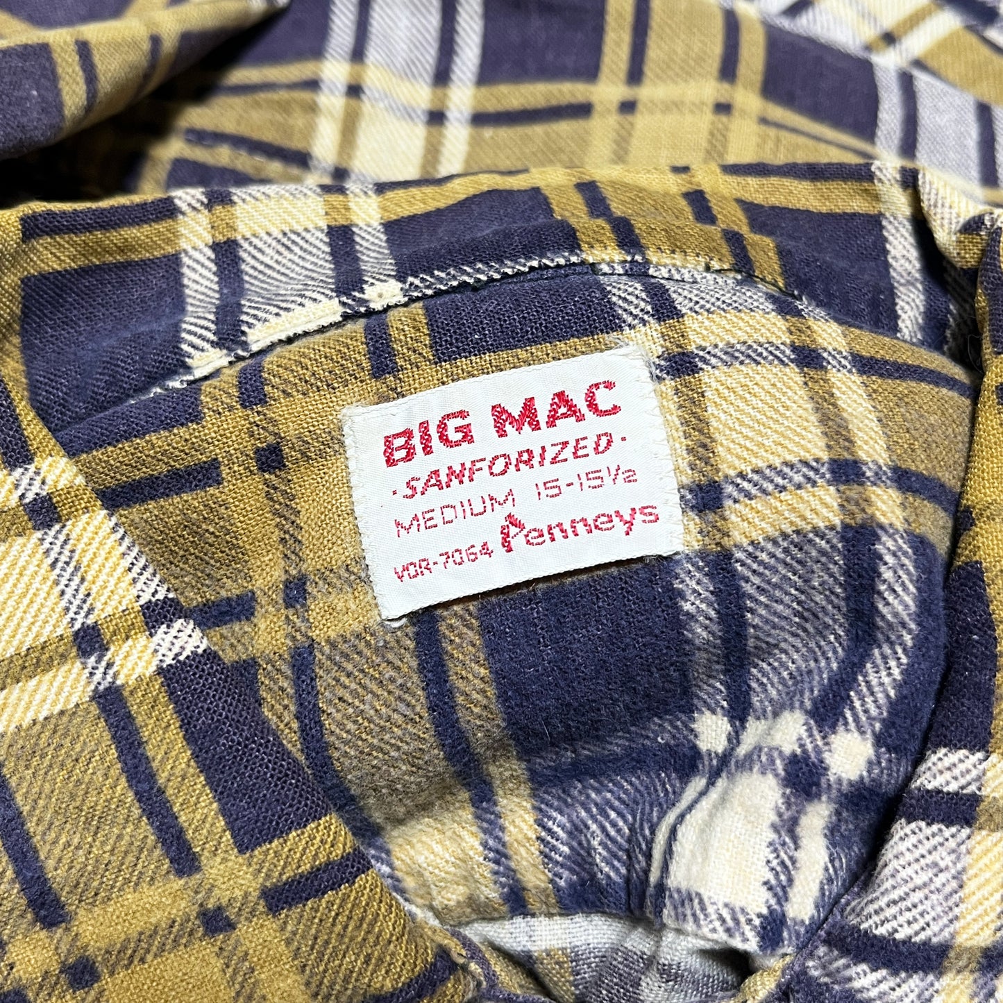 60's BIG MAC Print Nel SH 好配色パターン Size (M)
