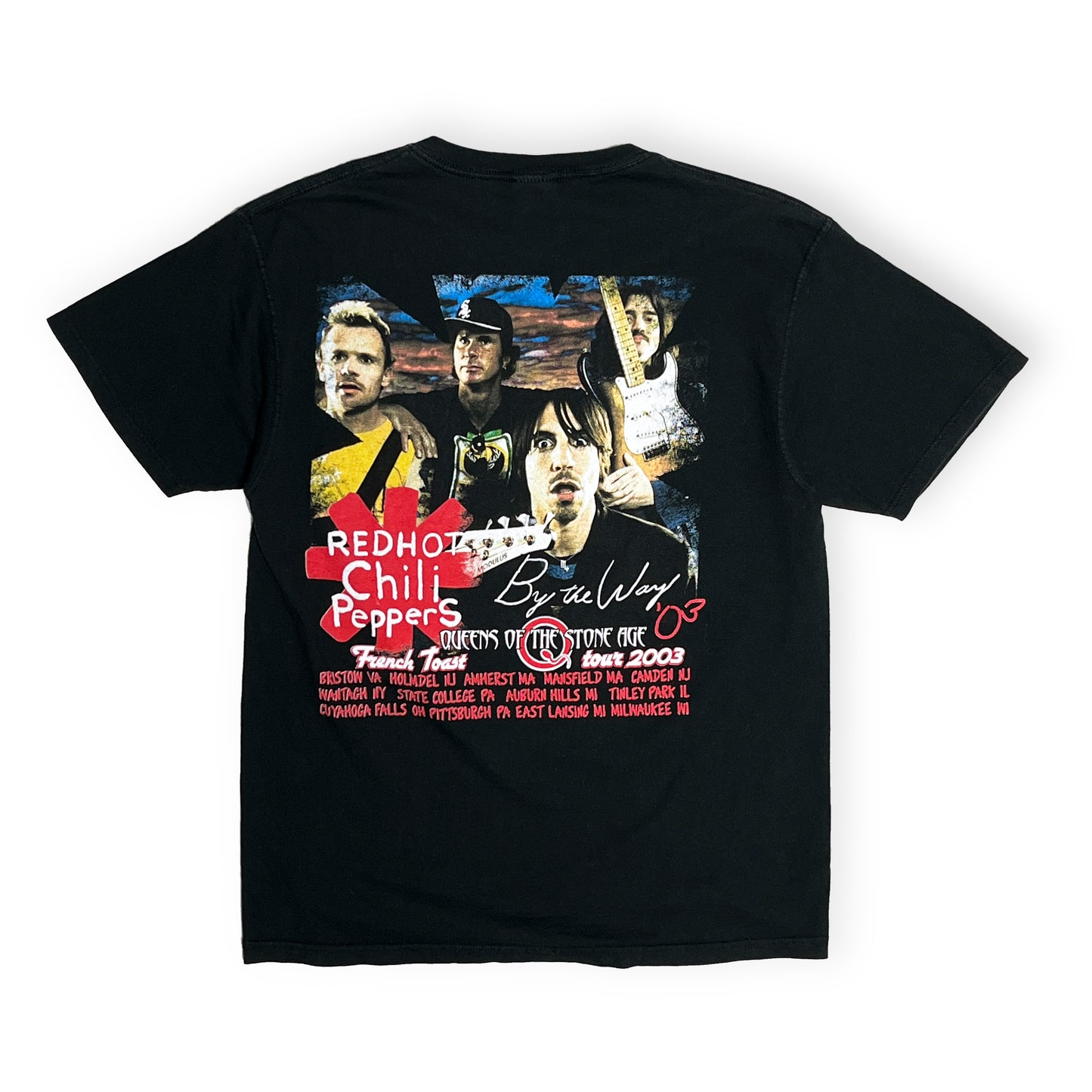 00's JERZEES Red Hot Chili Peppers T "Buy The Way 2003 Tour" Size (L)位