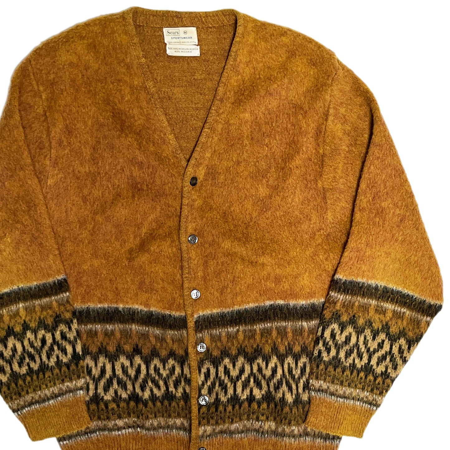 60's〜 Sears Mohair Cardigan Size (M) レア！