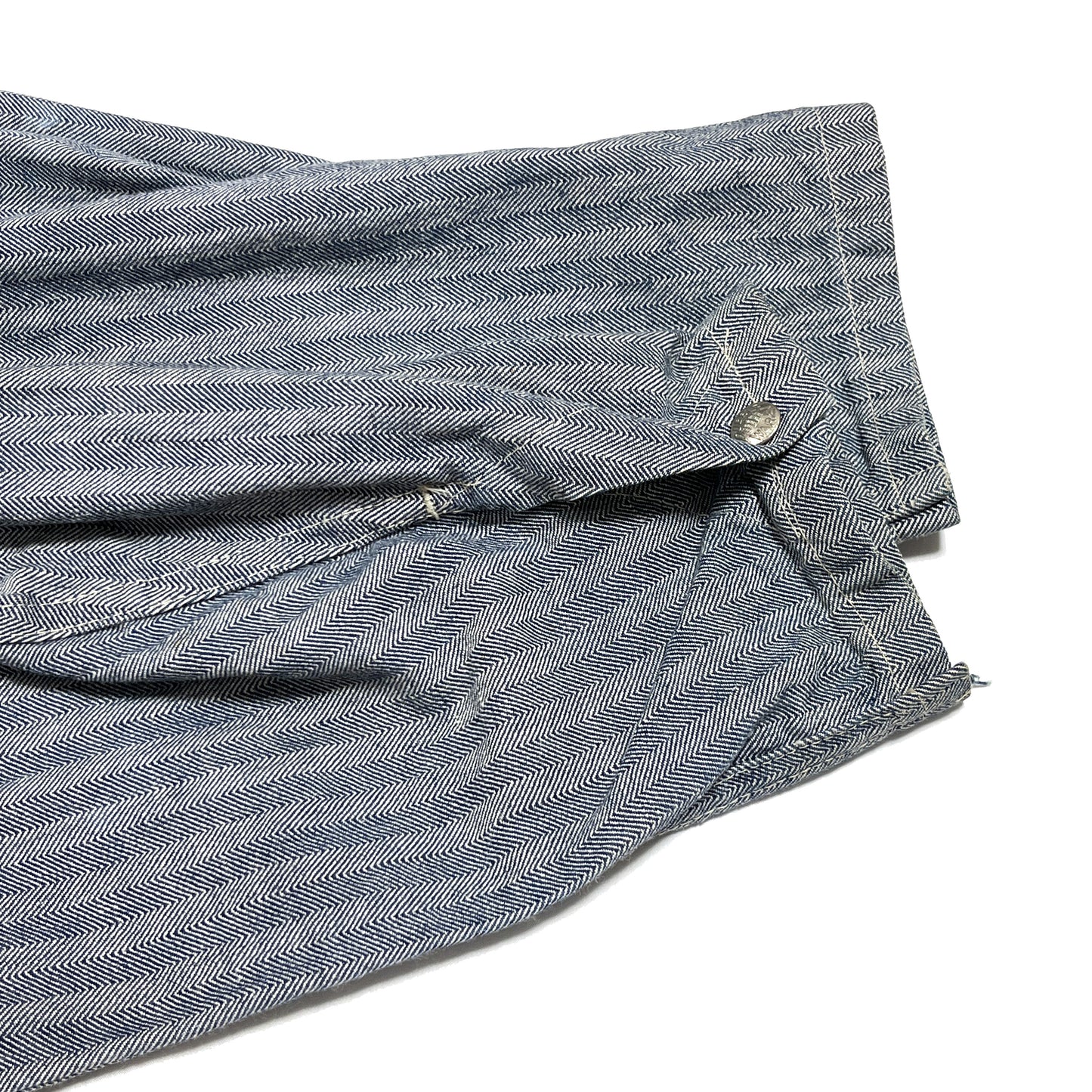 40's〜 DUBBLE WARE Coverall Wブレスト Wボタン Size (44)位 レア！