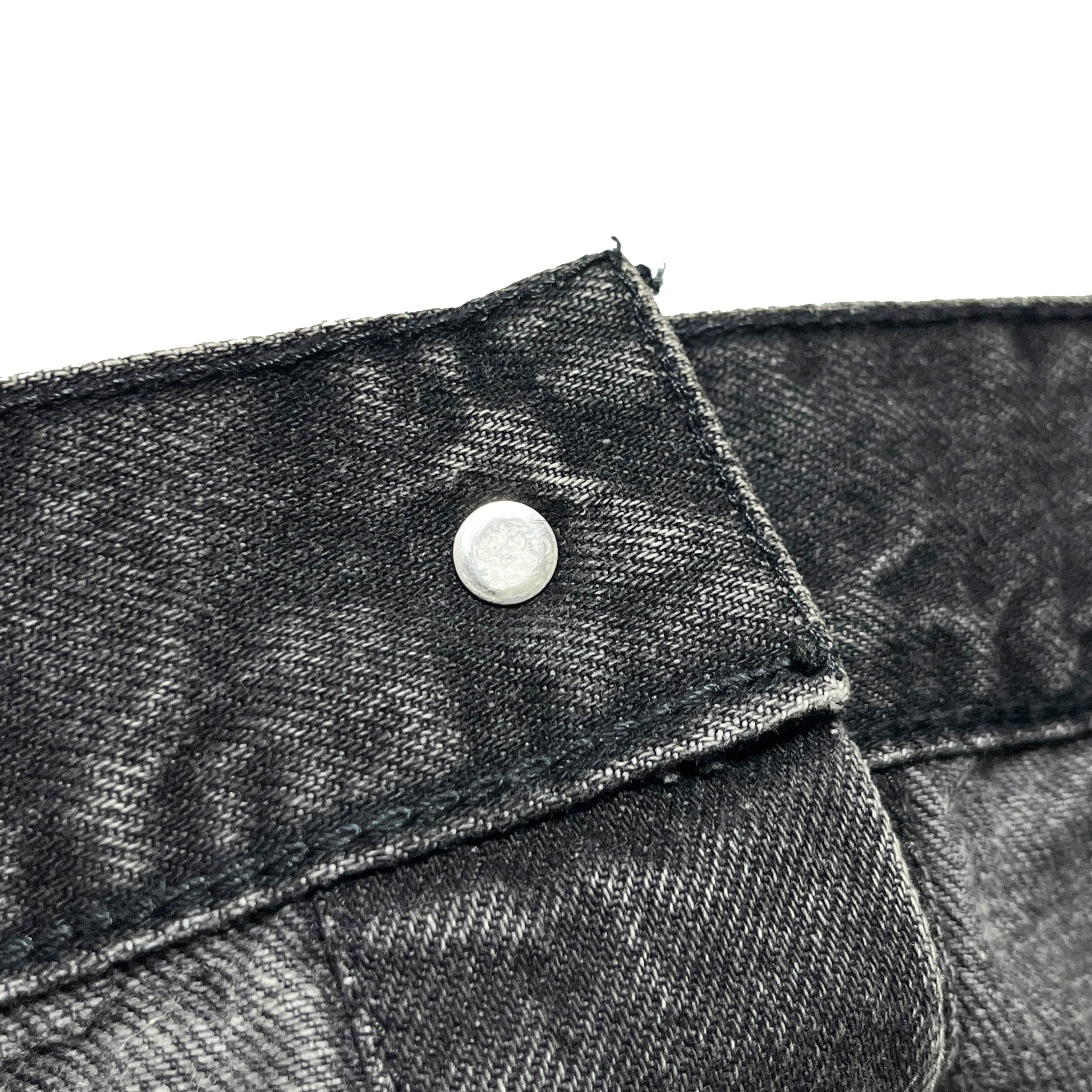 80s〜 Levi's 75505 Black Denim JKT オレンジタブ 38 カナダ製 ブランドタグ 4 レヴィ・ストラウス&カンパニーのタグ 75505-0319