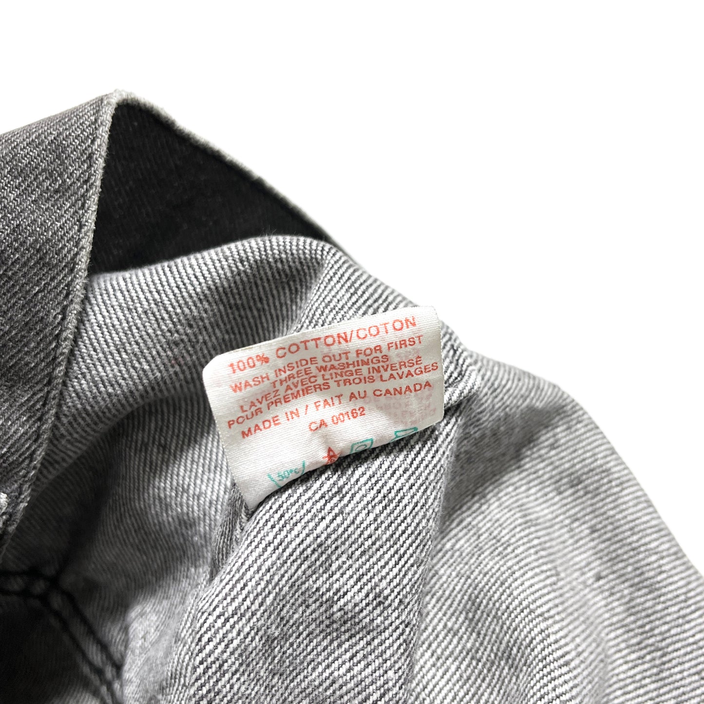 80's〜 Levi's 75505 Black Denim JKT Size (46)位 カナダ製