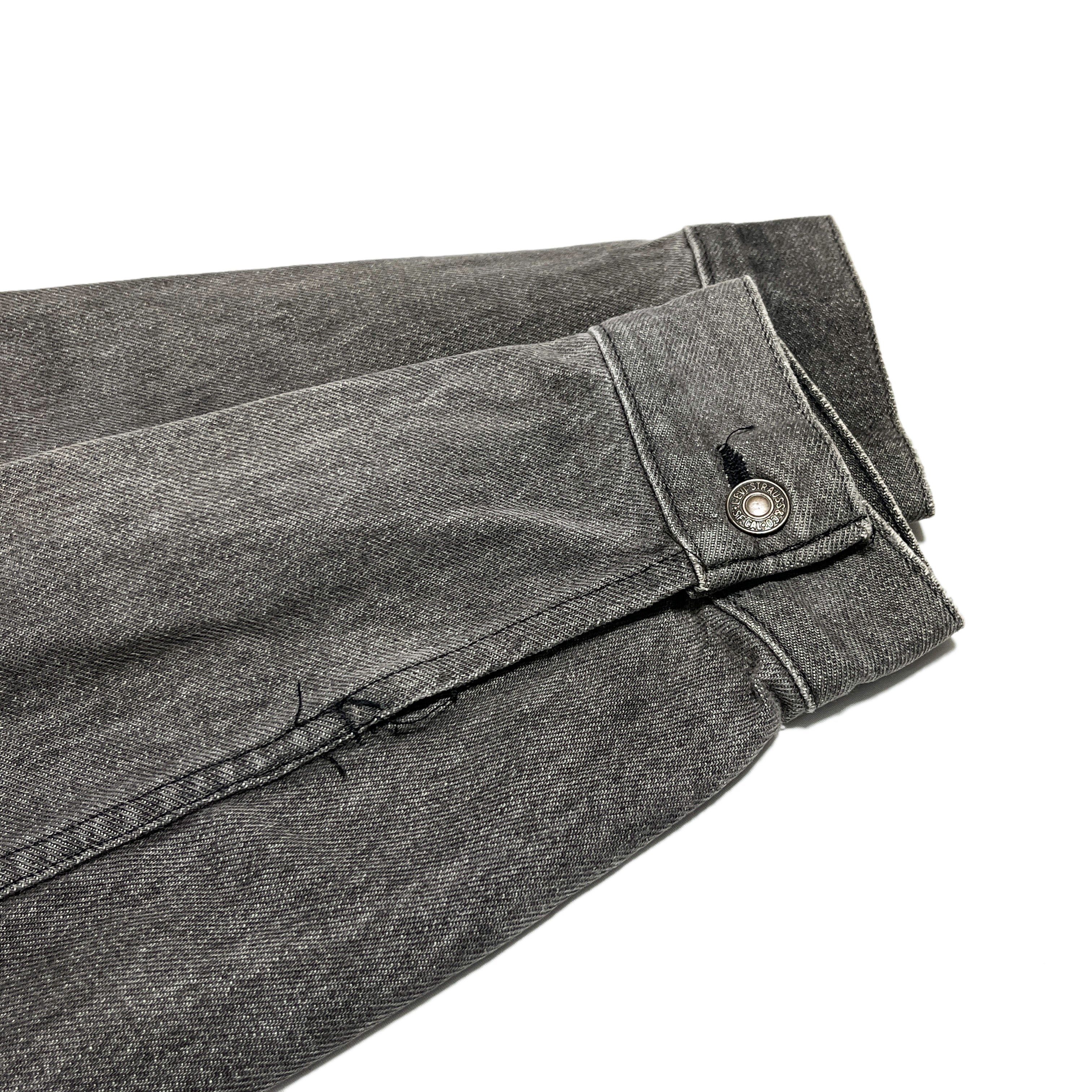 80s リーバイス Levi's 75505 ブラックデニムジャケット 44 カナダ製