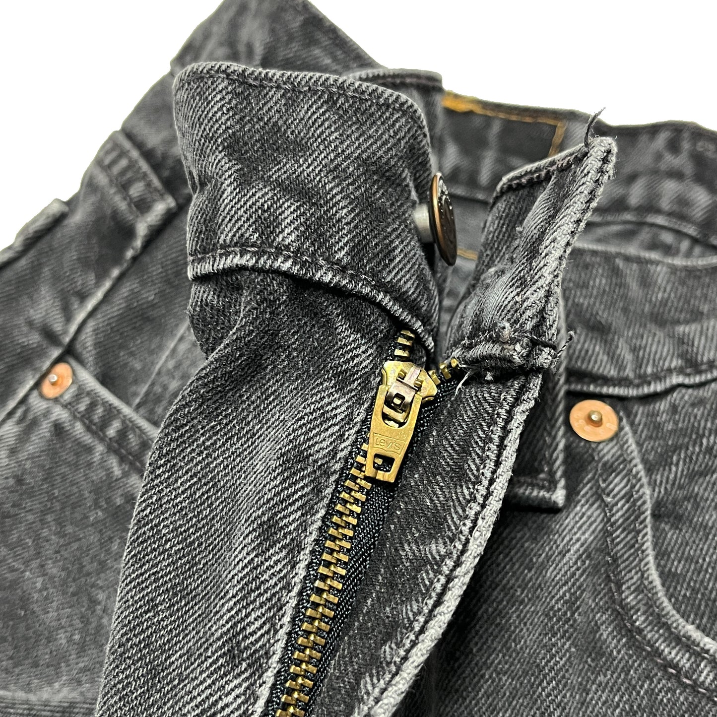 90's Levi's 512 Black Denim PT SLIM FIT TAPERED Size (W33 L31)位 レア！