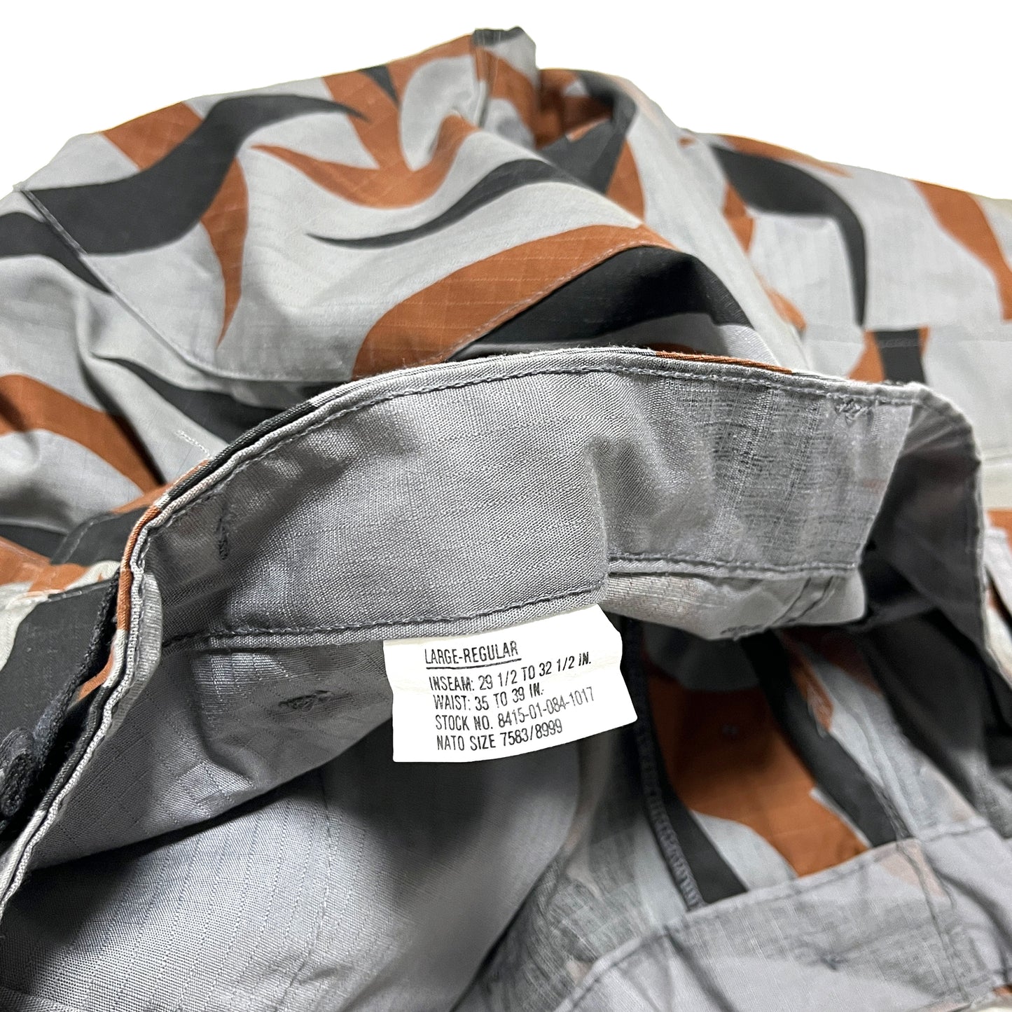 80's〜 ASAT TROUSERS COMBAT TRIBAL Camo Pattern PT Size (L-R) Almost Deadstock