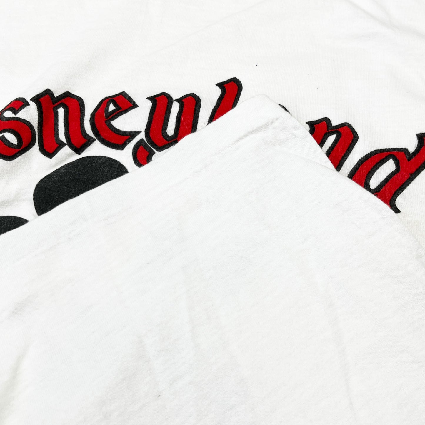 80's Collegiate Pacific Disney Land Mickey Mouse Ringer T Size (L)