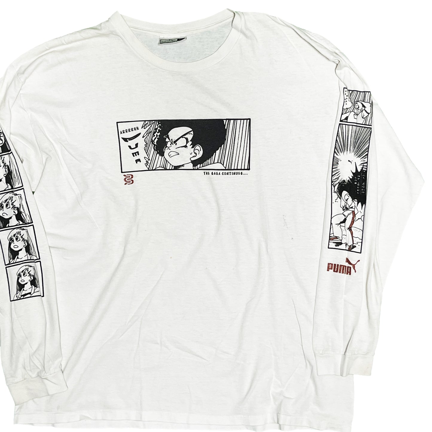 90's〜 PUMA DRAGON BALL L/S T Size (XL) レア！