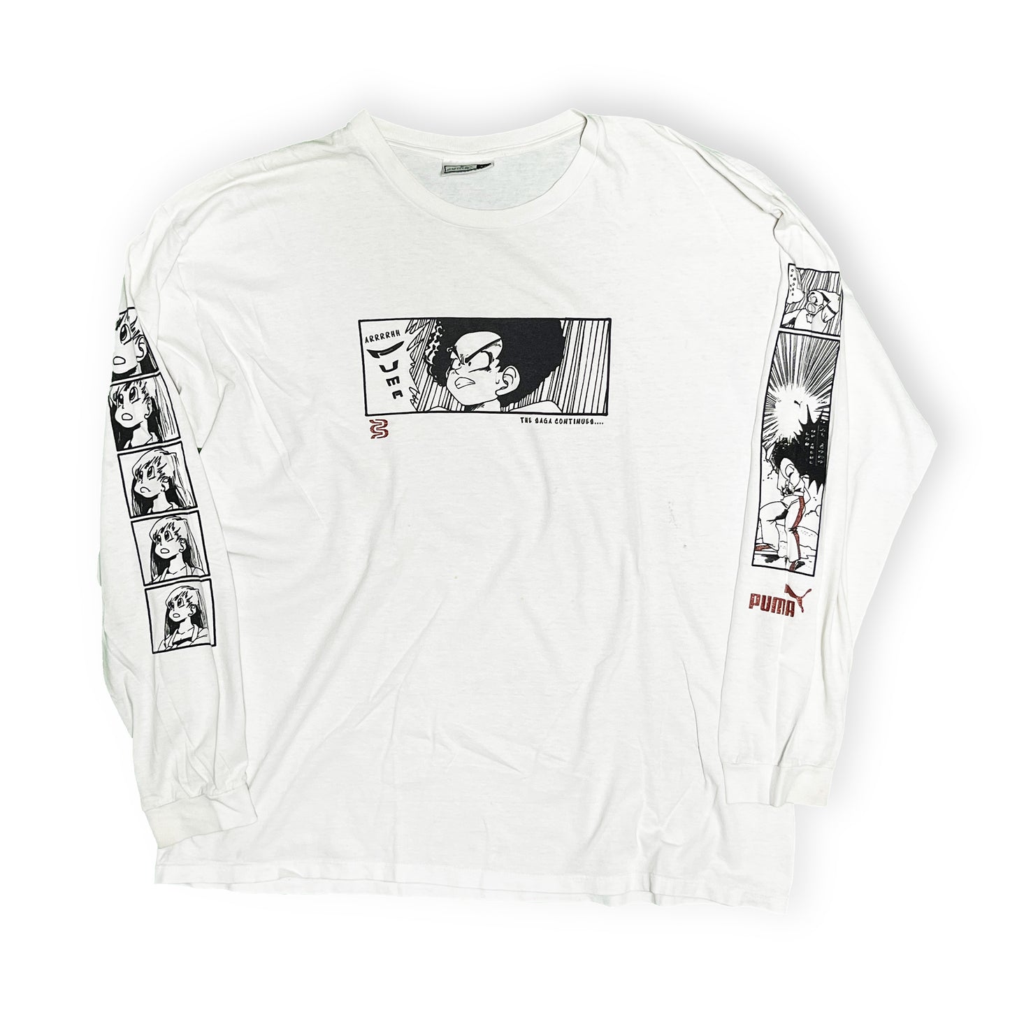 90's〜 PUMA DRAGON BALL L/S T Size (XL) レア！