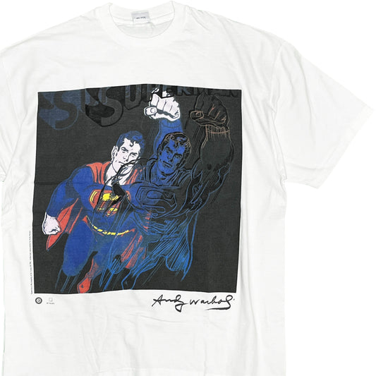 90's te Neus Andy Warhol T "Superman" Size (XL) レア！