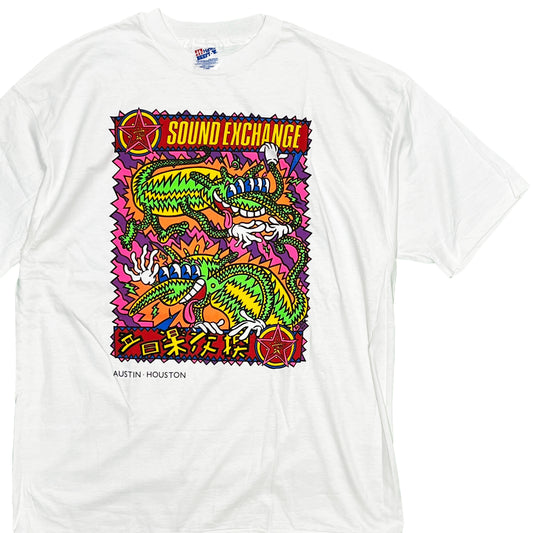 90's Hanes SOUND EXCHANGE "Frank Kozik" T Size (XL) Almost Deadstock