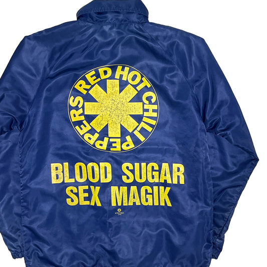90's Red Hot Chili Peppers Coach JKT "BLOOD SUGAR SEX MAGIK" Size (L-XL)位 スペシャル！