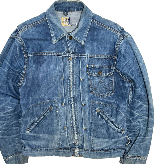 60's Wrangler 11MJZ Denim JKT 極上色落ち Size (44)位
