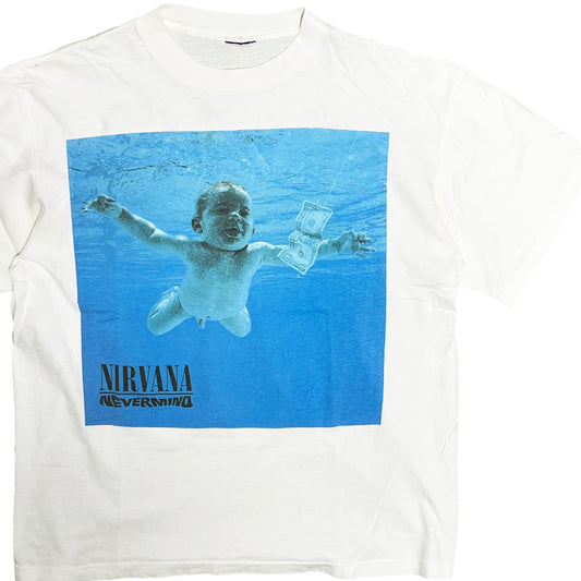 90's UnKnown Nirvana "Nevermind" T Size (L-XL)位