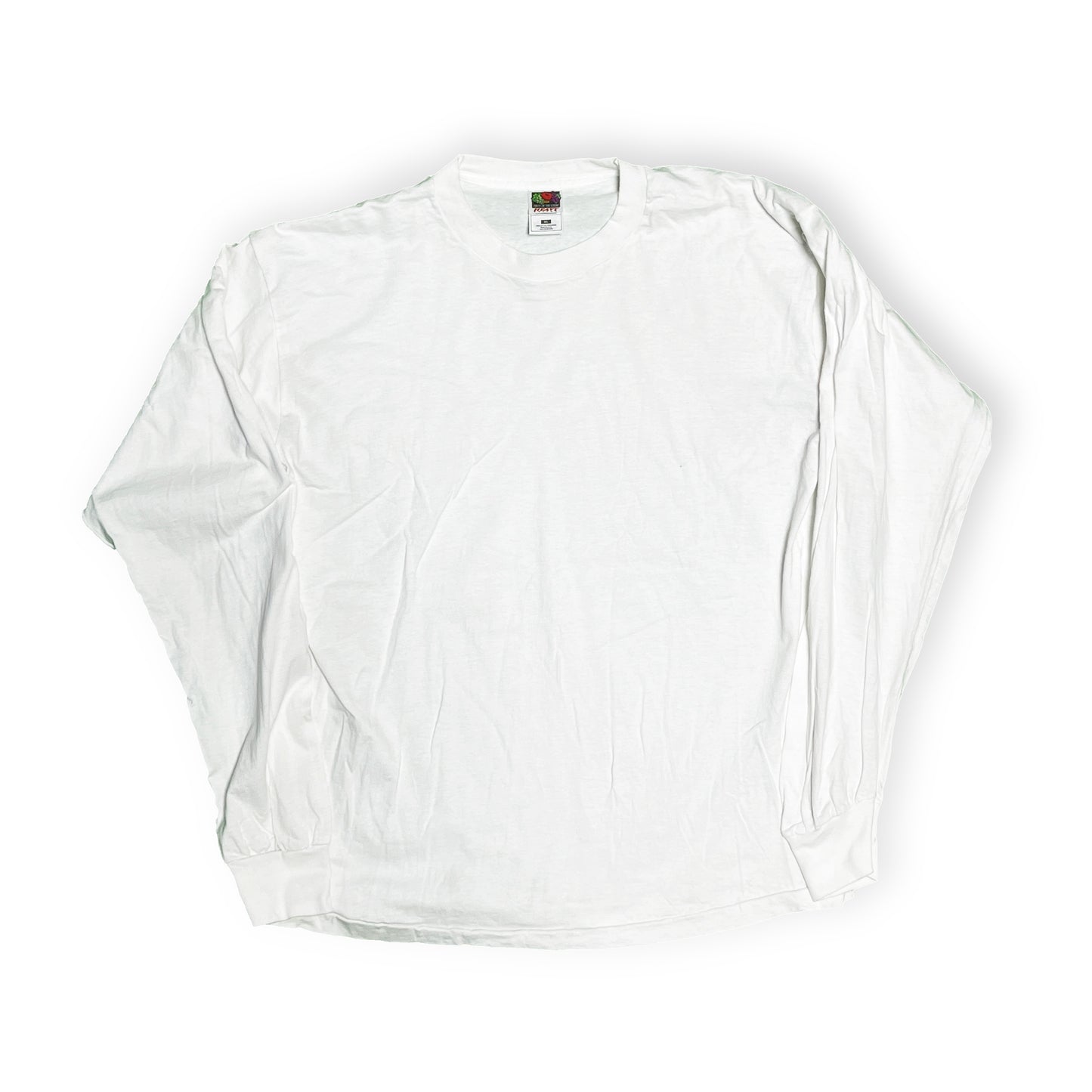 90's FRUIT OF THE LOOM L/S Blank T Size (XL)