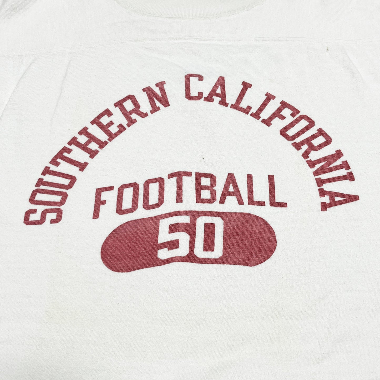 70's Champion プロダクツタグ Football T 3段染み込み Size (50) レア！