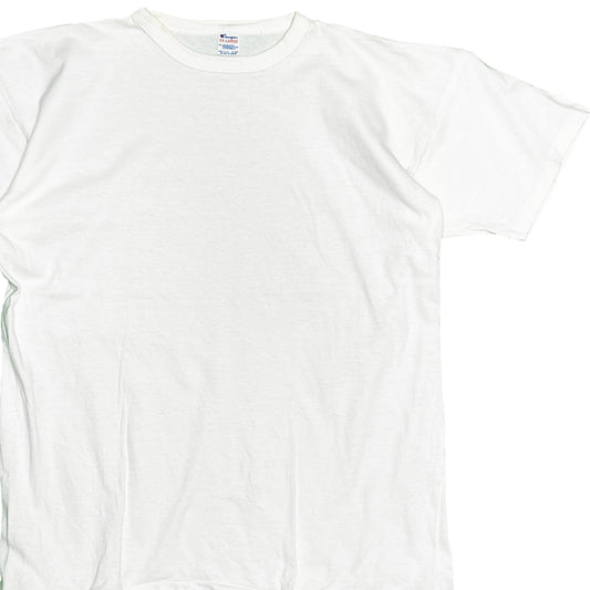 80's Champion トリコタグ Blank T ホワイト Size (XXL)